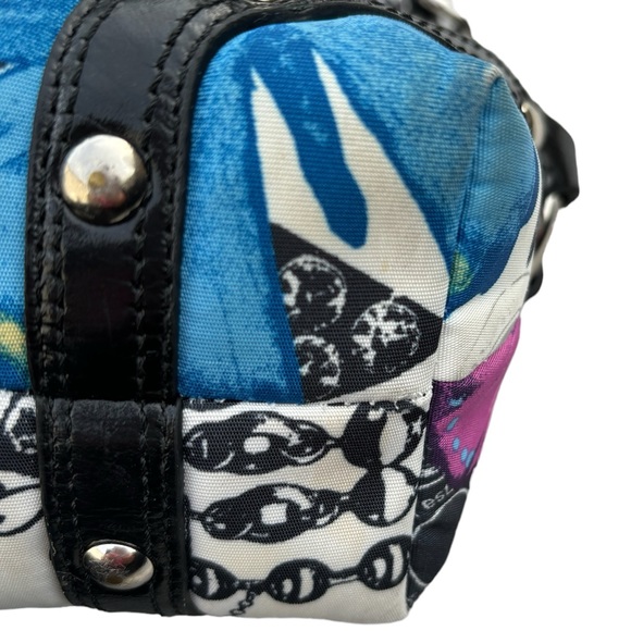 COACH Rare Limited Edition “Carly” Multicolor Butterfly Boho Purse - Picture 10 of 13